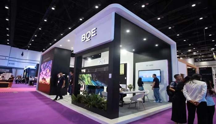 BOE（京东方）携多领域商显解决方案亮相InfoComm Asia 2024